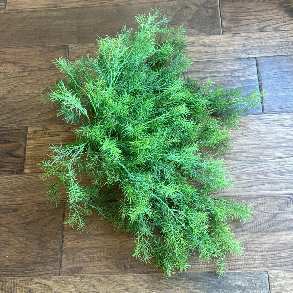 FAUX FLORAL~ASPARAGUS SPRENGERI~TRAILING FERN BUSH~PERFECT BURST OF COLOR~G2T